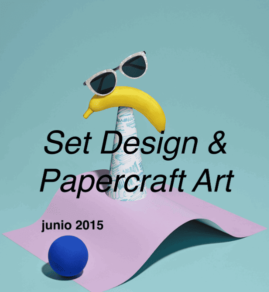 set design and papercraft